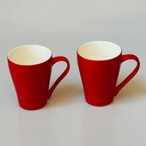 Coffee Cup MsRF iNC DESIGN StARLA Viberant Red Tapered Cup Microwave Dishwasher